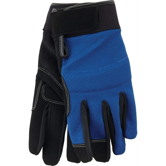 DO IT BEST GS 706467 Hook/Loop A/P Glove, Medium