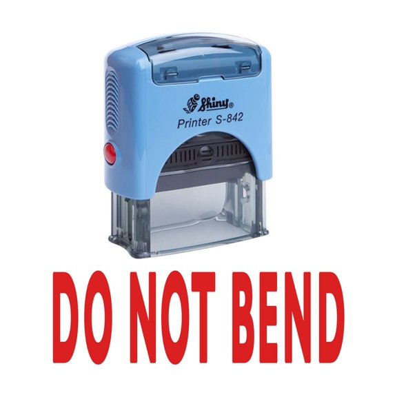 DO NOT BEND Self Inking Rubber Stamp Custom Shiny Office Stationary Stamp