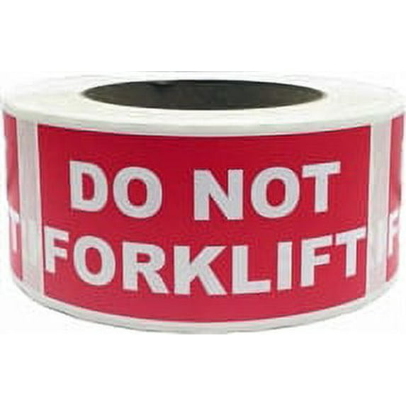 "DO NOT FORKLIFT" Receiving & Shipping Labels | 2 x 4" Inches Wide | 500 Pack