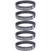 DO NOT RESUSCITATE Medical Alert ID Silicone Bracelet Wristbands