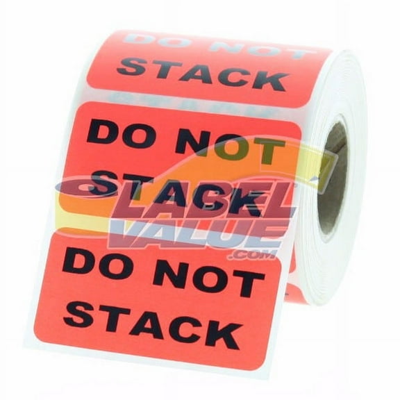 DO NOT STACK Label 2" x 1"
