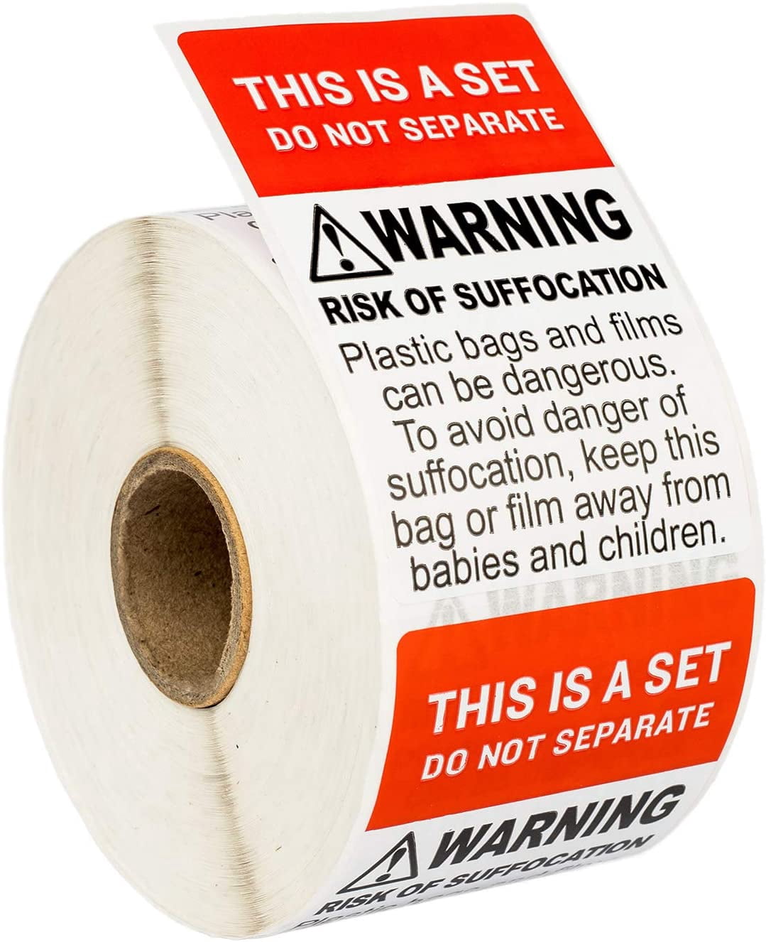 Sticker For Not Split DO NOT Separate - This is A Set with Suffocation Warning Labels ...