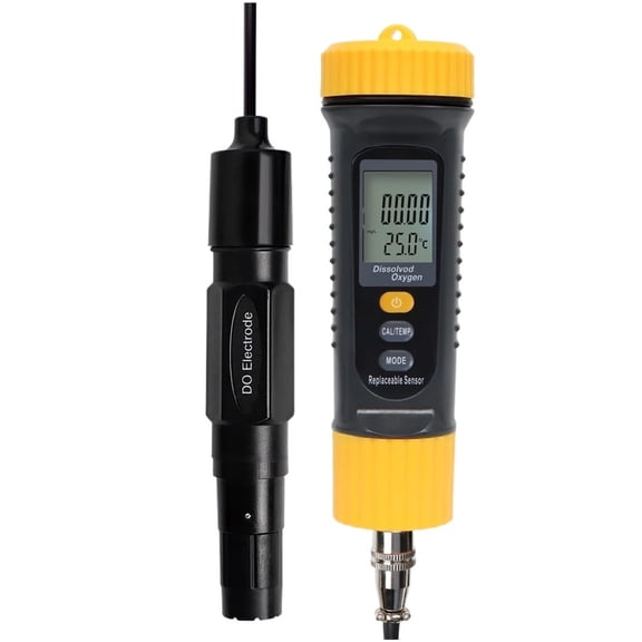 DO Tester 0-20/L Digital Dissolved Oxygen Meter Water Quality Tester Aquarium Aquaculture Oxygen Contents Detector ,Multifunctional