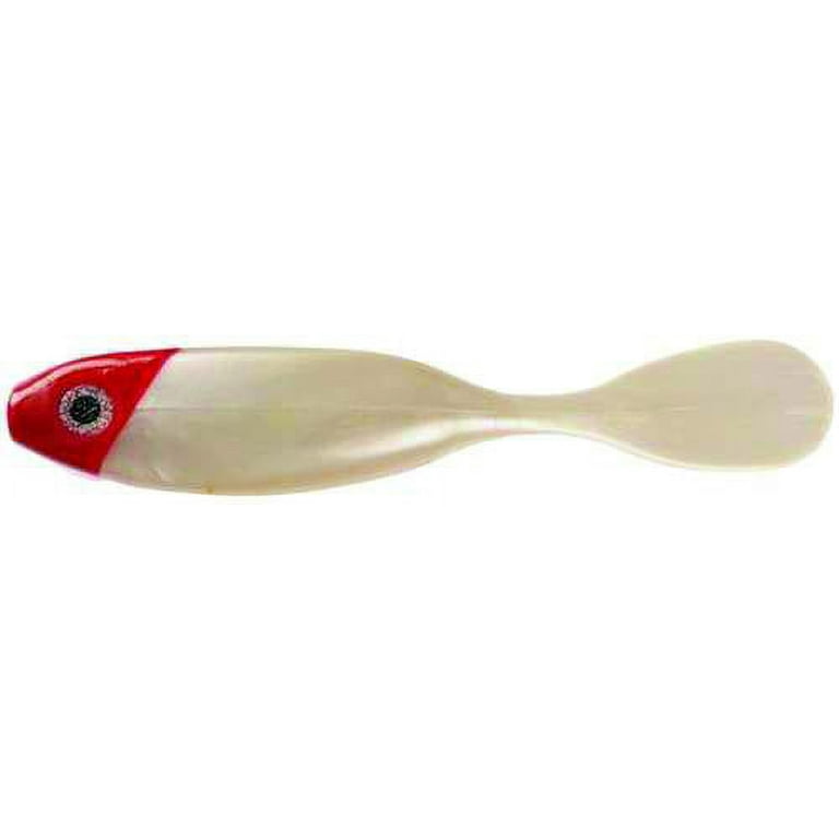 DOA Fishing Lure 63310 Deadly Combo Swimbait Pearl And Red Head 