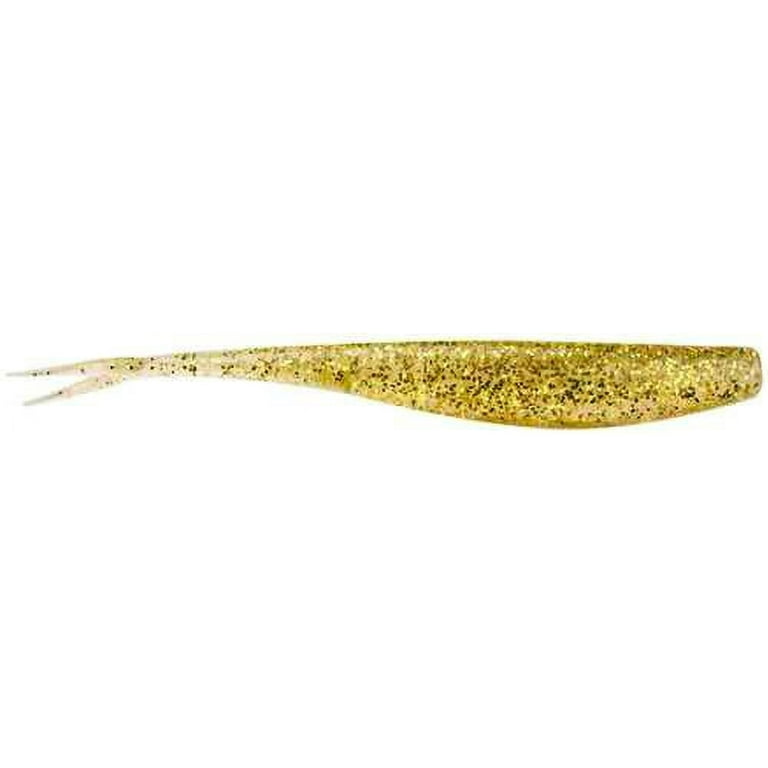 DOA Fishing Lure 81313 C.A.L. Jerk Bait 4 Gold Glitter 12 Per Pack 