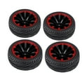 thumbnail image 1 of DOACT 4pcs RC 1:10 Road Racing Car Tires Rubber Tyre Racing Wheel CarAccs, 1 of 8