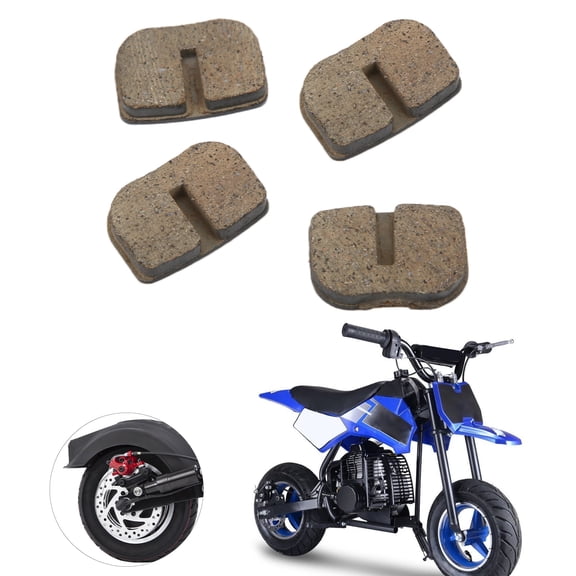 DOACT 4pcs Rear Disc Brake Pad Set Ceramics Replacement For MOTOVOX MBX10 MBX11 79CC Mini Bike Go Kart Scooter,Rear Disc Brake Pad,Disc Brake Pad