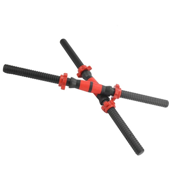 DOACT 50cm Dumbbell Bars Weight Lifting Dumbbell Handles With 4Pcs Nuts Fitness Equipment Dumbbell Bars With Nuts