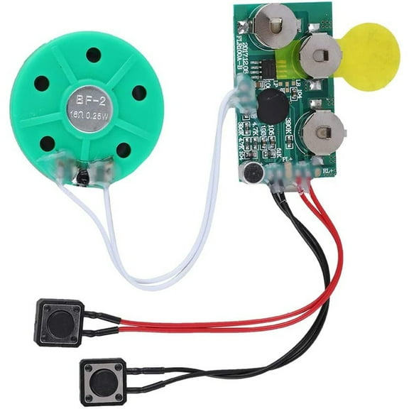 DOACT DIY Greeting Card Chip 4 minutes Recordable Voice Sound Chip Voice Greeting Card for Holiday, Recordable Voice Module, Recordable Sound Module