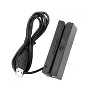DOACT Magnetic Card Reader,MSR90 USB Magnetic Strip Card Reader 3 Tracks Mini Mag Hi-Co Swiper,Stripe Card Reader