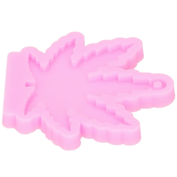 DOACT Maple Leaf Shaped Mold,Keychain Silicone Mold Maple Leaf Shaped  Keychain Pendant Casting Mold Craft Decoration,Keychain Mold