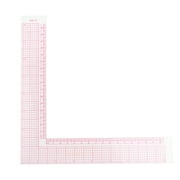 DOACT Plastic L-Square Shape Ruler French Curve Sewing Measure Professional Tailor Craft Tool, L-Square Ruler,Sewing Ruler