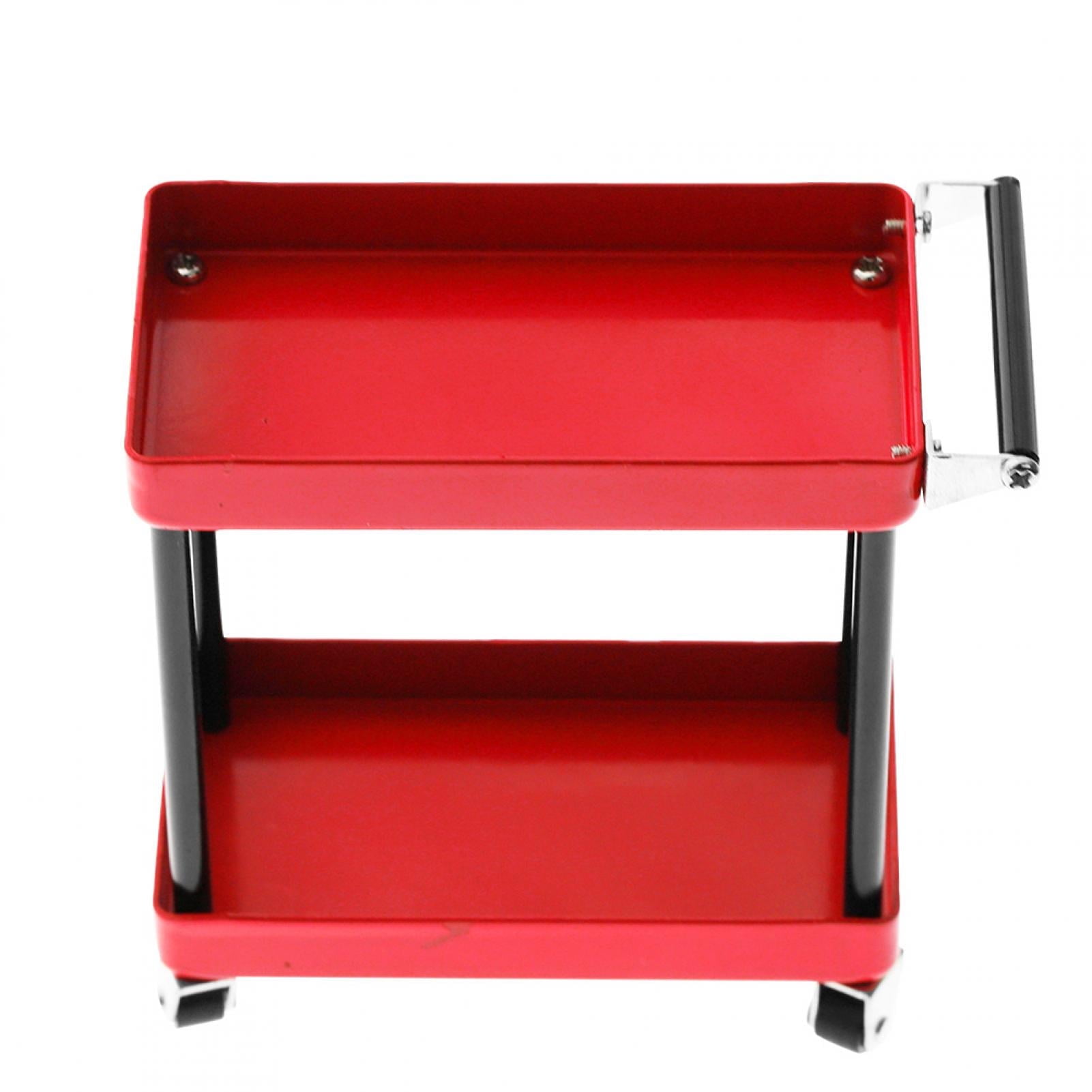 DOACT RC Rolling Tools Cart,Cart Shelf,2Tier Tools Storage Trolley