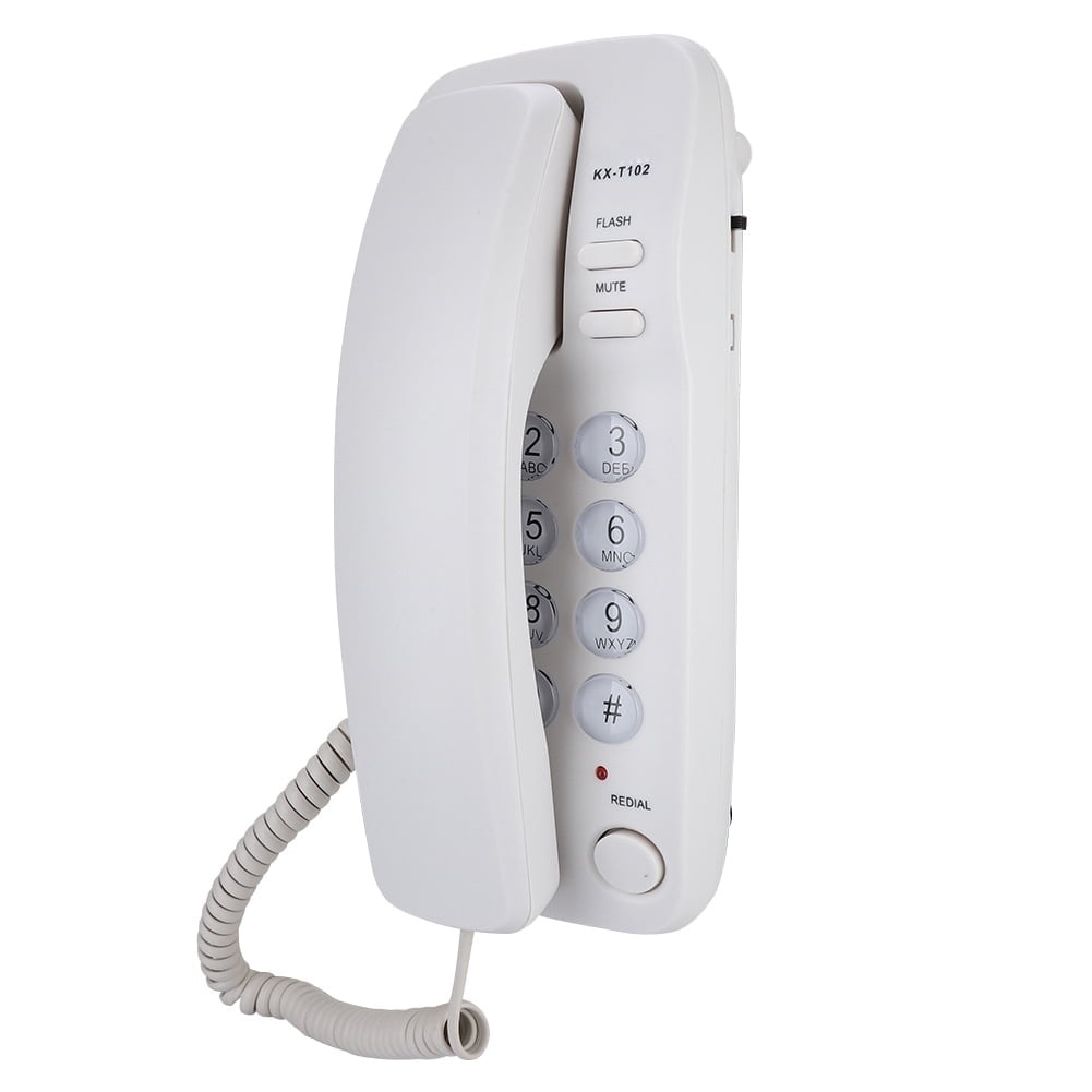DOACT Wall Mount Landline Telephone, Extension No Caller ID Home Phone