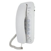 DOACT Wall Mount Landline Telephone, Extension No Caller ID Home Phone For Hotel Family Telephone No Caller ID
