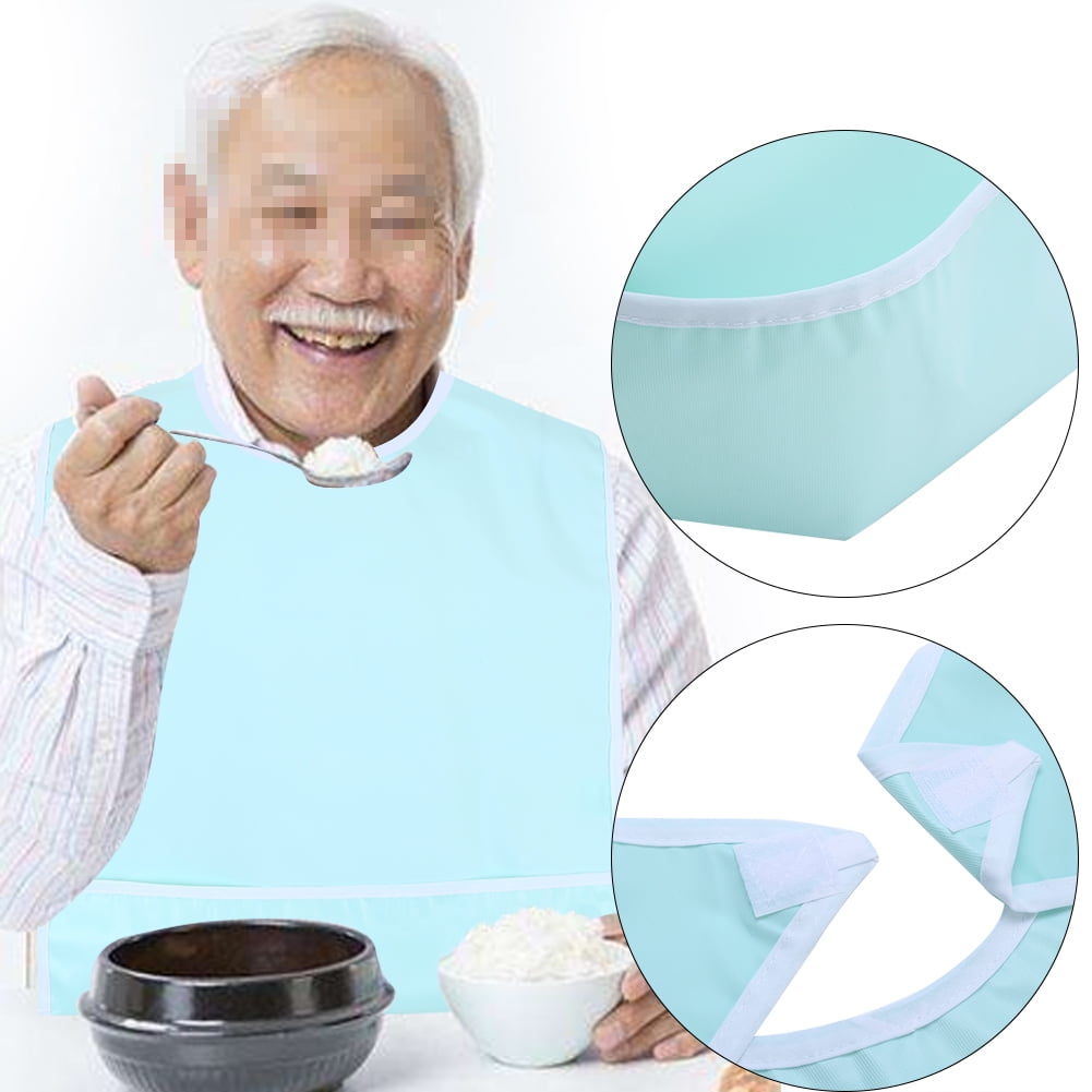 DOACT Waterproof Mealtime Clothing Protector, Adult Bib, For Men And