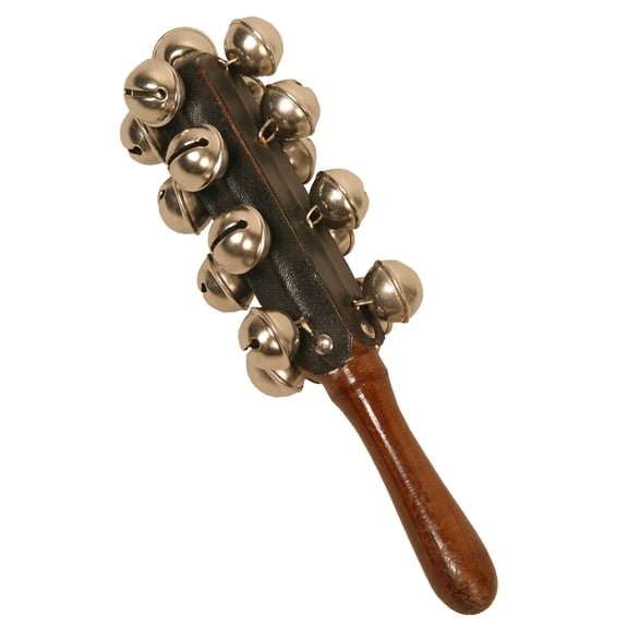 DOBANI Hand Sleigh Bells on Wooden Handle