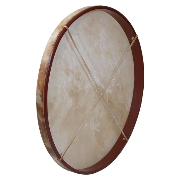 DOBANI Pretuned Goatskin Head Wood Frame Drum w/ Beater 30"x2" *Blemished
