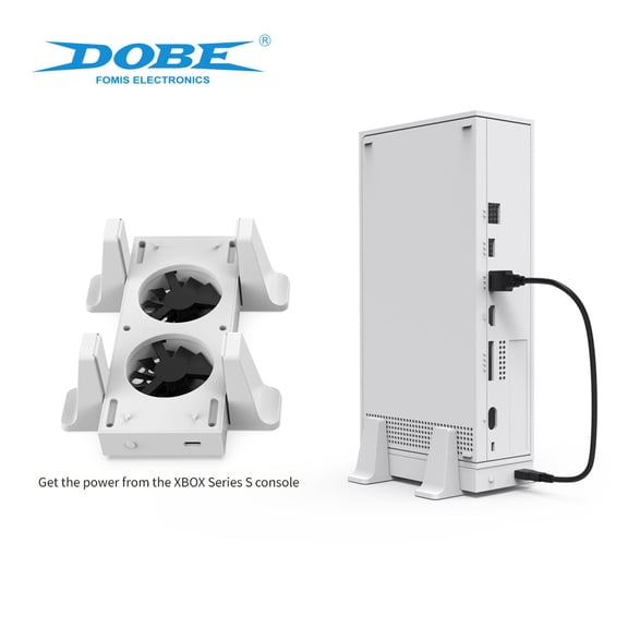 DOBE Cooling Fan Stand for Xbox Series S (XSS) - 3-Speed Adjustable Low Noise Cooler with Non-Slip Base | Xbox SS Console Cooling Accessory
