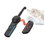 قضيب صيد DOBE FOMIS ELECTRONICS لـ N-Switch 2 Joycon، ملحقات ألعاب الصيد المتوافقة مع N-Switch Legendary Fishing - N-Switch Standard Edition قبضة لعبة صنارة الصيد العالمية