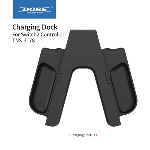 DOBE Joy-Con Charging Grip for Nintendo Switch 2 - Portable Multi-Function Handheld Holder for Switch 2 Left/Right Small Controllers, Fast Charging, Ergonomic Non-Slip Design (USB-C Powered)