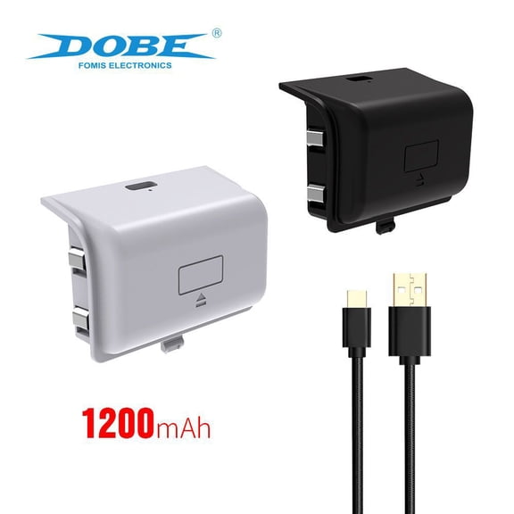 DOBE Long Lasting Rechargeable Battery Pack for Xbox One S/X Wireless Controller, Type-C Fast Charging Replacement Battery