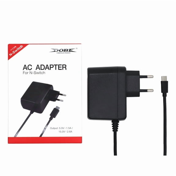 DOBE Original Power Charger with Transformer for Nintendo Switch Console - Fast Charging Adapter for Switch & Joy-Cons, Portable Gaming Accessory