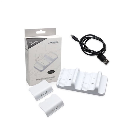 DOBE Xbox ONE Scontroller Dual Charger White