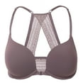 thumbnail image 1 of Women's Push Up Bra Racerback Front Closure Bras Plunge Underwire Tshirt Padded Lace, 1 of 5