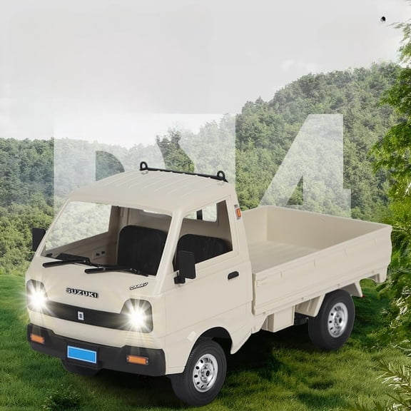 DOBYE WPL D14 1/10 RC Kei Truck, 4X4 Suzuki Off Road RC Drift Car, 2.4 Ghz Remote Control 4WD RC Crawler with 280 Motor Proportional Throttle Steering Hobby Grade Carry Vehicle Toys for Adult Y101