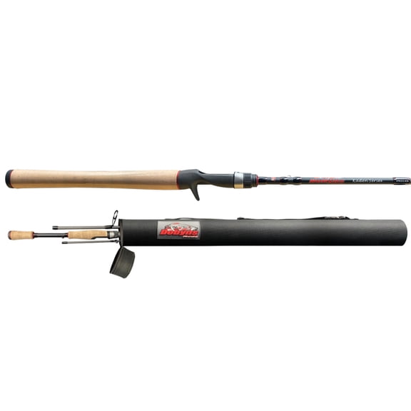 DOBYNS RODS KADEN TRAVEL CRANKBAIT / 6'10" / 3 PC / 8-14 LB LINE WEIGHT / 1/4-3/4 OZ LURE WEIGHT / MEDIUM MOD/FAST ACTION / CORK-FULL HANDLE