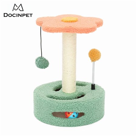 DOCINPET Cat Climbing Rack,Small cat Tree for Indoor Cats Tower Natural sisal Scratcher Climbing,Stable Cat Stand,Cats Scratching Post