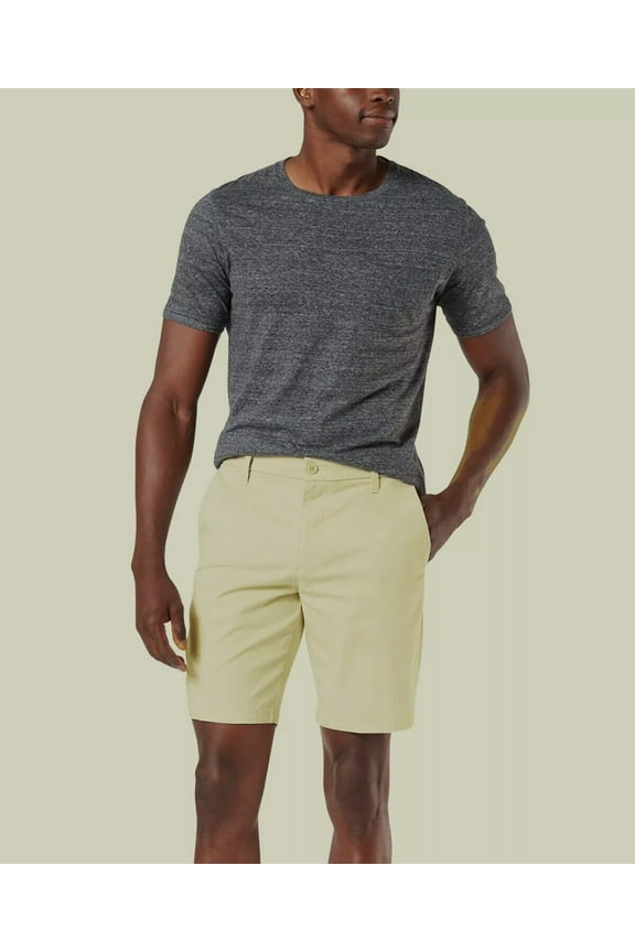 Men's Ultimate Supreme Flex Stretch Solid Shorts Yellow Size 38 MSRP $60