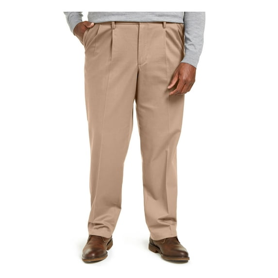 DOCKERS Mens Beige Stretch, Pants 44 X 34
