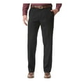 thumbnail image 1 of DOCKERS Mens Black Stretch, Relaxed Fit Cotton Pants 40 X 32, 1 of 4