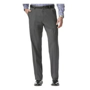 DOCKERS Mens Gray Relaxed Fit Pants 32 Waist