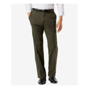 DOCKERS Mens Green Pants W40/ L29