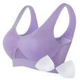 DOCLAKE Hollow Mesh Breathable Compression Bras for Women Full Coverage