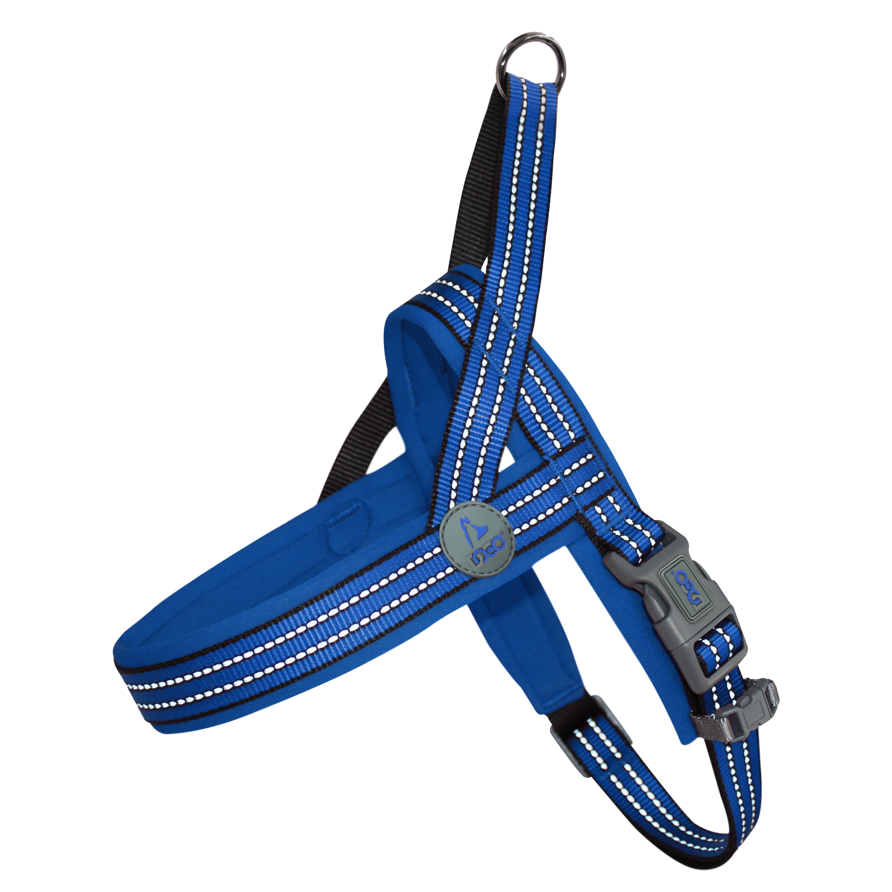DOCO No-Pull Dog Harness Halter - Reflective, Easy-Control Harness - Ideal for Teaching Leash Manners and Preventing Pulling (Navy Blue, Small)