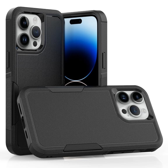 DOCOCO for iPhone 15 Pro Max Case Military-Grade Dual-Layer Shockproof, Rugged Heavy Duty Protective Cover Anti-Fingerprint Anti-Scratch