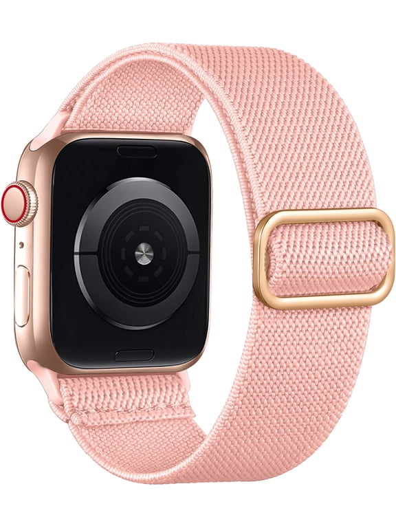 Sport Nylon Loop Bands Compatible with Apple Watch Bands 40mm 44mm 45mm 38mm 41mm 42mm 46mm 49mm for Women Men, Adjustable Braided Straps for iWatch Series 11/10/9/8/7/6 SE/Ultra 3 2 1