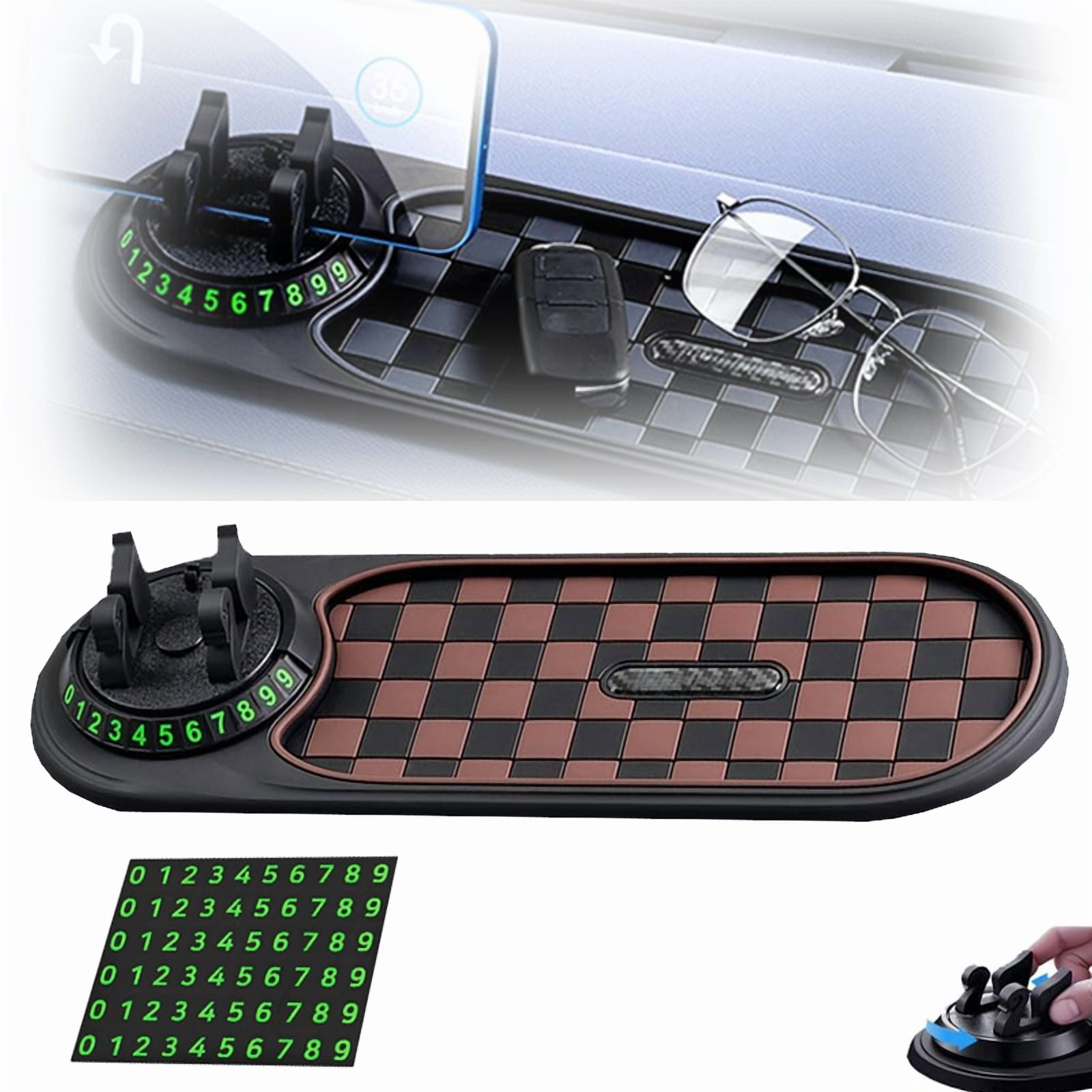 DOCRELD Anti Slip Mat For Car Dashboard,Multifunction Car Anti-Slip Mat