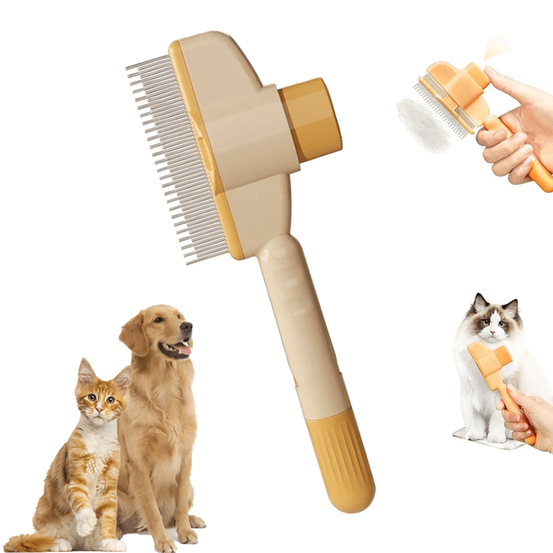DOCRELD,Brush for Cats,Pet Hair Removal Comb Flea Comb,Pet Comb for ...