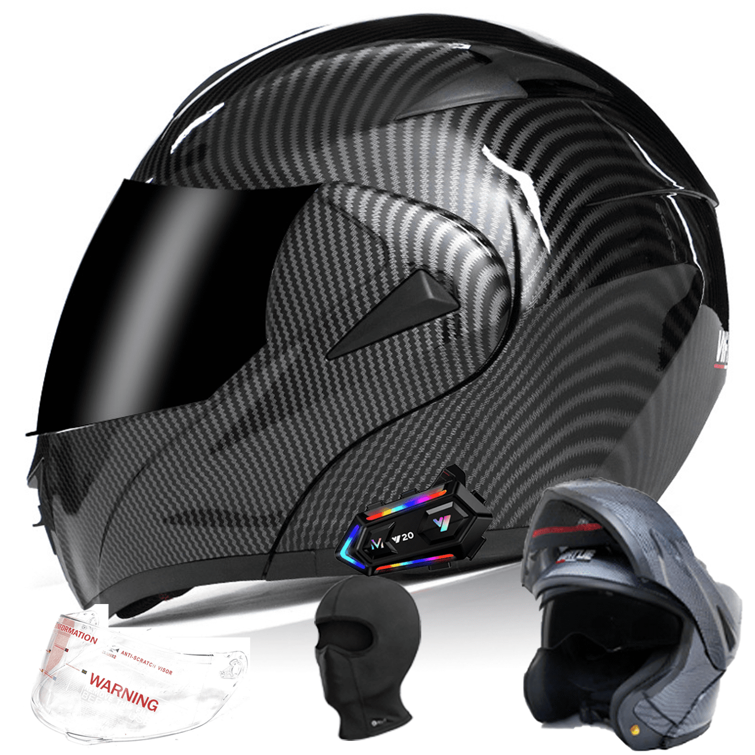 fd motorcycle helmet ILM Helmets DOT ECE Dual Visor Street Racing Full Face Powersports Cascos for Men Women Model MF567(Fire Red, L) : Automotive Since the early 1900s Black & White War Dog