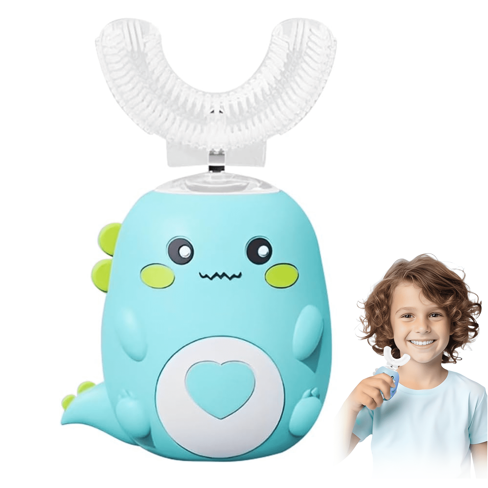 DOCRELD Kids U Shaped Electric Toothbrush,Kids Electric Toothbrush,3 ...