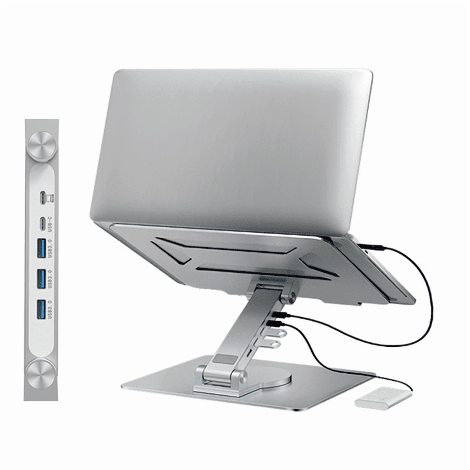 DOCRELD Laptop Stand,Laptop Docking Station Stand,USB C 4in1 Docking ...
