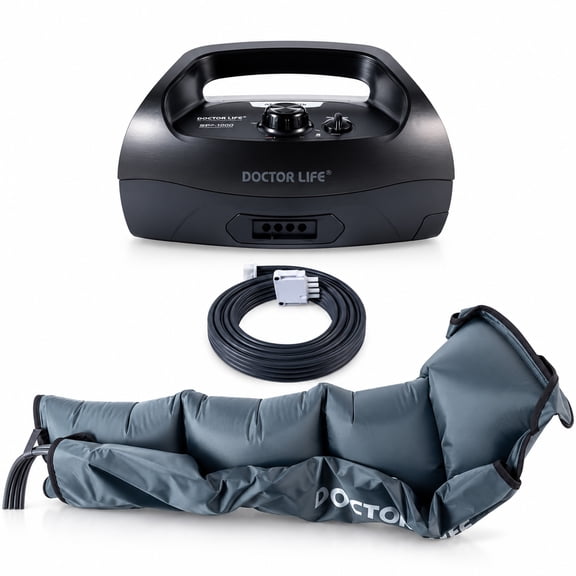DOCTOR LIFE SP-1000 Air Compression Arm Massager, Sequential Compression Therapy Device with Arm Sleeve for Circulation Support and Muscle Recovery – Arm Set