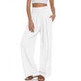 thumbnail image 1 of DOCVIT Womens Wide Leg Pants High Elastic Waist with Pockets Summer S-XXL, 1 of 7