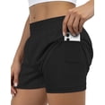 thumbnail image 1 of DOCVIT Running Shorts for Women High Waisted Elastic Fitness Clothing with Pockets Athletic Shorts for Women, 1 of 6