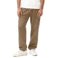 thumbnail image 1 of DODADAWANJ Mens Sweatpants Open Bottom Straight Sweatpant Casual Drawstring Elastic Sweat Pants with Multi Pockets Khaki XXXL, 1 of 9
